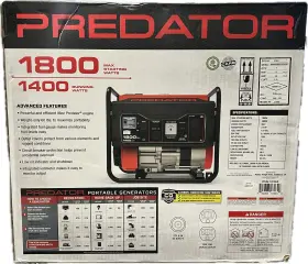 792363570640 PREDATOR GENERATORS Gas Generator Secure