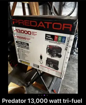 985000155 PREDATOR GENERATORS Generator Engine Oil Plug