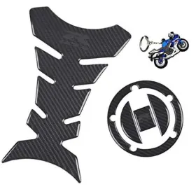 Gsxrgrey CAP Carbon Gas Fuel Decal Tank Pad Stickers