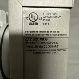 PB30 RELIANCE Generator Fuseless Plug Enclosure #2