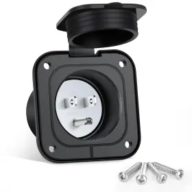 CC15A RVHOUSE Inlet Nema Rv Shore Power Plug Pole Wire Amp