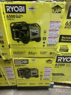 RYI6522 RYOBI Inverter Generator Shutdown Idle Down