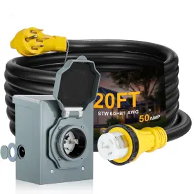 13125463834 SPEEDWOW Extension Cord Dual Voltage Amp Rv Kit
