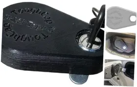 BK-7.3-4 TOUGHCAP LLC Toughgas Gas Cap Locking Ford Fuel