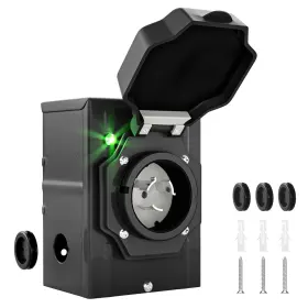 UE-GIB-SS250 UEAKPIC Inlet Box Safety Light Nema Weatherproof