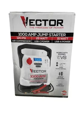 VECJ1C VECTOR Starter Compressor Usb Power Amp Jump