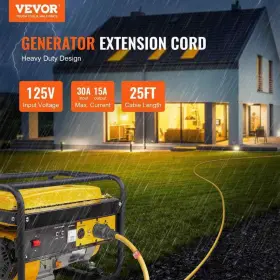 FDJYZX25FT30AG3J5V1 VEVOR Fan Generator Extension Cord Nema #2