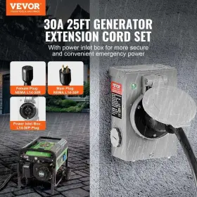 YZXYSRHTZ30A215B7V1 VEVOR Generator Extension Cord Power Box #2