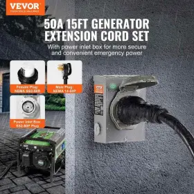YZXYSRHTZ50AAJBHEV1 VEVOR Generator Extension Cord Power Box #2