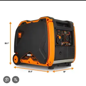 4500-WATT WEN Rv Inverter Generator Fuel Shutoff Watchdog