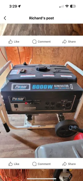 GN6000 WEN Rv Generator Wheel Kit