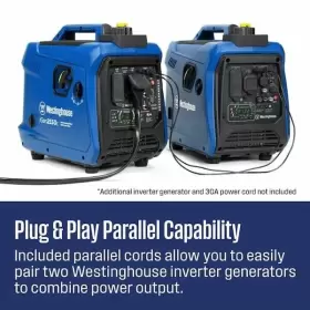 IGEN2550C WESTINGHOUSE Gas Inverter Generator Recoil Start #3