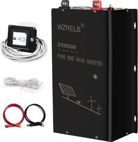 SPWR250024 WZRELB Pure Sine Wave Inverter Volt Ac Split Phase