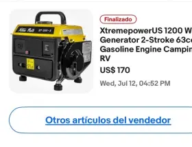 XP1200-S XTREMEPOWERUS Generator Camping Rv