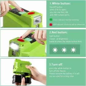 313040399318 YMWLKJ Inverter Generator Ryobi Volt Battery