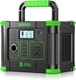 EBL Portable Power Station, 330W 288.6Wh Solar Generator 60W USB-C PD, 5W Wirele