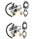 2&times; Carburetor Kit For HONDA GX240 GX270 8HP 9HP 16100-ZE2-W71 1616100-ZH9-820