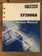 NOS OEM Yamaha EF2600A Service Manual LIT-19616-00-84 Published October 1998