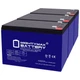 Mighty Max 12V 10AH GEL F2 Battery Replaces Yamaha Inverter EF2800i - 3 Pack