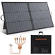 MHPOWOS 110W Solar Panel Foldable Lightweight for ECOFLOW River 2 Power Station