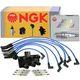 NGK Ignition Coil Wires 6 Laser Iridium Spark Plugs Kit For Ford Ranger 3.0 V6