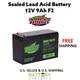Firman 4550W P03615 Gas Portable Generator Compatible Replacement Battery