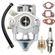 Carburetor Kit for Honda GCV170LA HRN216 16100-Z9L-811 Lawn Mower w/ Gasket