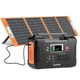 FlashFish 200W 151Wh Power Station Optional With Solar Panel 100W 18V US Stock