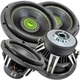 2 x Warzone 12 Inch 6000 Watt Car Audio Subwoofer w/ 2 Ohm DVC Power (2 Woofers)