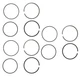 Honda Original Equipment Piston Ring Set (STD) (RIKEN) 3 Pack - 13010-Z4M-801,3