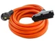 25ft 30A 125V NEMA TT-30P to Three 125V Household NEMA 5-15 Outlets by AC WORKS&reg;