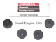 Qty (4) GENUINE OEM HONDA EU2000i GENERATOR RUBBER FOOT PAD Feet Mount EU2200i 