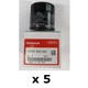 5 Pack of 15400-ZZ3-003 Honda Marine Oil Filters 8 thru 60 HP Engines