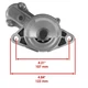 New Starter for Briggs & Stratton 807383 809054 845760 84006358 w/ Solenoid