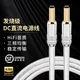 Hifi DC Power Cord GX16-2 Core To 2.1*2.5 Plug Output 7N OCC Silver-Plated