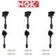 NGK Iridium IX Spark Plug + High Engine Ignition Coil For Infiniti I30 3.0L V6
