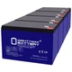 Mighty Max 12V 10AH GEL F2 Battery Replaces Yamaha Inverter EF2800i - 4 Pack