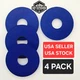 4 PACK - Extended Run Replacement Gasket YAMAHA  EF2000is EF1000is - FKM Rubber