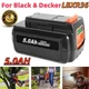 5.0Ah Li-Ion 40V Battery Replace For Black & Decker LBXR36 LBX2040 LHT2436