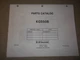 KAWASAKI KG550B GENERATOR ENGINE PARTS MANUAL BOOK CATALOG