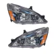 Fits HONDA Accord MK7 03-07 Coupe/Sedan 2D/4D OE Headlight Chrome LHD