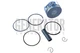 Piston Kit Rings Bearing Clip For Yamaha EF3000iSE EF3000iSEB EF2600D Generators