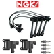 NGK G-Power Platinum Spark Plug + Ignition Coil Wireset For Toyota Camry 2.2L L4