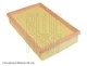 Blue Print ADK82225 Air Filter Fits Opel Suzuki Vauxhall Agila Wagon R R+