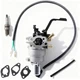 76533 Dual Carburetor Huayi OEM Compatible with Champion 4750 4375 4000 Watt ...