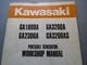 Kawasaki GA1800A GA2300A Genuine Generator Workshop Manual 99924-2008