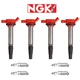 NGK Ruthenium HX Spark Plug + Ignition Coil For 08-15 Pontiac Scion xD 1.8L I4