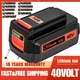 40V Lithium Battery for Black and Decker LBXR36 4.0AH 40 Volt Max LBX2040 4.0Ah