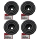 Lot of 4 New Genuine OEM Honda Generator Lower Foot Rubber for EU2000 and EU2200