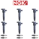 NGK G-Power Premium Platinum Spark Plug + Racing Ignition Coil For Hyundai Azera